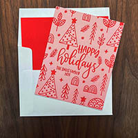 Letterpress Holiday Greeting Cards by Designers' Fine Press (Handmade Holiday)