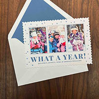 Digital Holiday Photo Cards by Designers' Fine Press (What A Year)