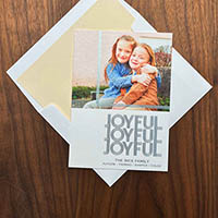 Digital Holiday Photo Cards by Designers' Fine Press (Joyful Vibes)