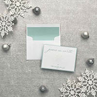Letterpress Holiday Greeting Cards by Designers' Fine Press (Snowflake)