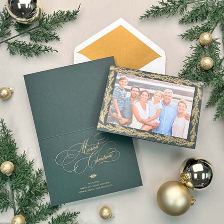 Holiday Photo Mount Cards by Designers' Fine Press (Season to Sparkle)