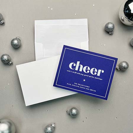 Holiday Greeting Cards by Designers' Fine Press (Crystal Cheer) Holiday Greeting Cards by Designers' Fine Press (Crystal Cheer)