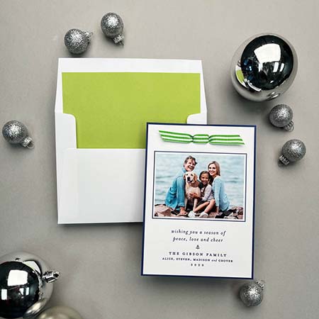 Letterpress Holiday Photo Mount Cards by Designers' Fine Press (Tides and Vibes) Letterpress Holiday Photo Mount Cards by Designers' Fine Press (Tides and Vibes)