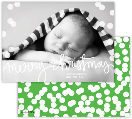 Digital Holiday Photo Cards by Dabney Lee - Holepunch Grass (Flat) Digital Holiday Photo Cards by Dabney Lee - Holepunch Grass (Flat)