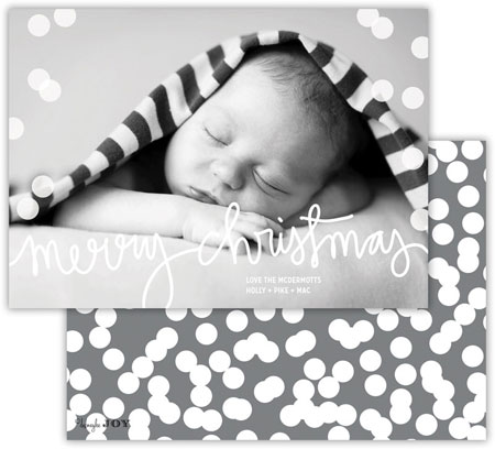Digital Holiday Photo Cards by Dabney Lee - Holepunch Dark Grey (Flat) Digital Holiday Photo Cards by Dabney Lee - Holepunch Dark Grey (Flat)