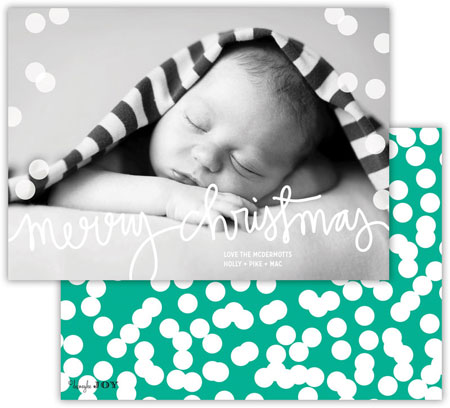 Digital Holiday Photo Cards by Dabney Lee - Holepunch Jewel (Flat) Digital Holiday Photo Cards by Dabney Lee - Holepunch Jewel (Flat)