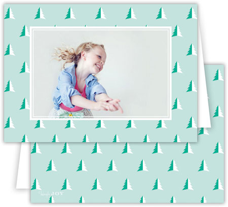 Digital Holiday Photo Cards by Dabney Lee - Evergreen Sea (Folded) Digital Holiday Photo Cards by Dabney Lee - Evergreen Sea (Folded)