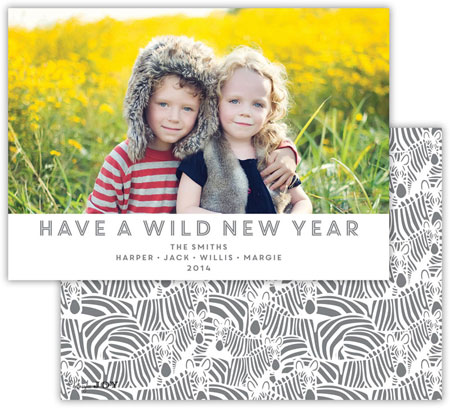 Digital Holiday Photo Cards by Dabney Lee - Bruno Grey (Flat) Digital Holiday Photo Cards by Dabney Lee - Bruno Grey (Flat)