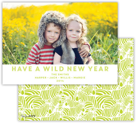 Digital Holiday Photo Cards by Dabney Lee - Bruno Chartreuse (Flat) Digital Holiday Photo Cards by Dabney Lee - Bruno Chartreuse (Flat)