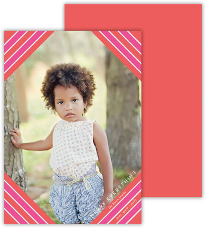 Digital Holiday Photo Cards by Dabney Lee - Hexagon Coral (Flat) Digital Holiday Photo Cards by Dabney Lee - Hexagon Coral (Flat)