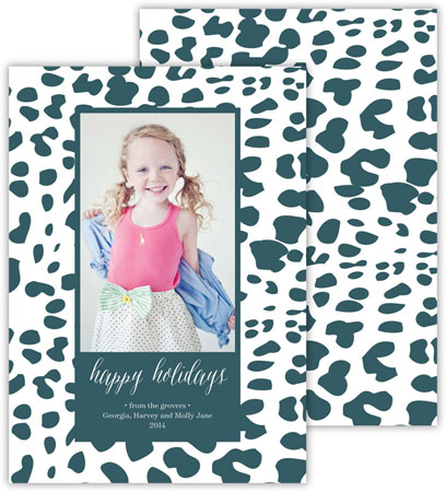Digital Holiday Photo Cards by Dabney Lee - Cheetah Pine (Flat)