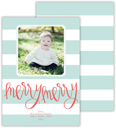 Digital Holiday Photo Cards by Dabney Lee - Cabana Sea (Flat) Digital Holiday Photo Cards by Dabney Lee - Cabana Sea (Flat)