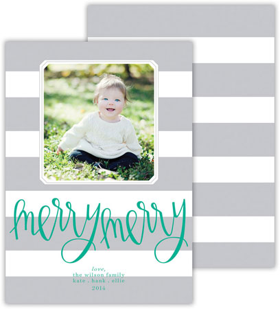 Digital Holiday Photo Cards by Dabney Lee - Cabana Light Grey (Flat) Digital Holiday Photo Cards by Dabney Lee - Cabana Light Grey (Flat)