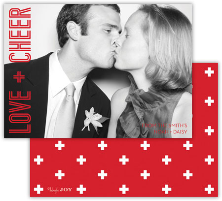 Digital Holiday Photo Cards by Dabney Lee - Harper Red (Flat) Digital Holiday Photo Cards by Dabney Lee - Harper Red (Flat)