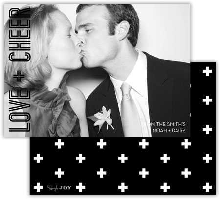 Digital Holiday Photo Cards by Dabney Lee - Harper Black (Flat) Digital Holiday Photo Cards by Dabney Lee - Harper Black (Flat)