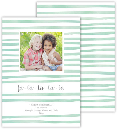Digital Holiday Photo Cards by Dabney Lee - Candy Cane Mint (Flat) Digital Holiday Photo Cards by Dabney Lee - Candy Cane Mint (Flat)