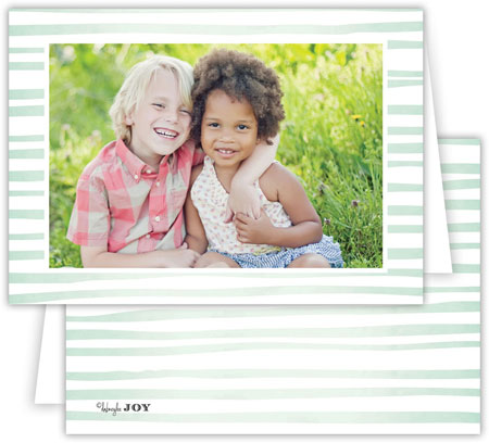 Digital Holiday Photo Cards by Dabney Lee - Candy Cane Mint (Folded) Digital Holiday Photo Cards by Dabney Lee - Candy Cane Mint (Folded)