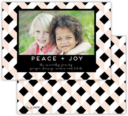 Digital Holiday Photo Cards by Dabney Lee - Golden Girl Black (Flat) Digital Holiday Photo Cards by Dabney Lee - Golden Girl Black (Flat)
