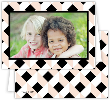 Digital Holiday Photo Cards by Dabney Lee - Golden Girl Black (Folded) Digital Holiday Photo Cards by Dabney Lee - Golden Girl Black (Folded)