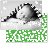 Digital Holiday Photo Cards by Dabney Lee - Holepunch Grass (Flat)