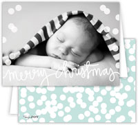 Digital Holiday Photo Cards by Dabney Lee - Holepunch Sea (Folded)