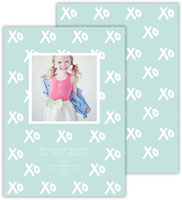 Digital Holiday Photo Cards by Dabney Lee - Hugs + Kisses Sea (Flat)