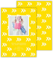 Digital Holiday Photo Cards by Dabney Lee - Hugs + Kisses Sunshine (Flat)