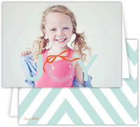 Digital Holiday Photo Cards by Dabney Lee - Wreath Sea (Folded)