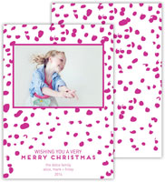 Digital Holiday Photo Cards by Dabney Lee - Wild Fuchsia (Flat)