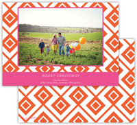 Digital Holiday Photo Cards by Dabney Lee - Lucy Warm Red (Flat)
