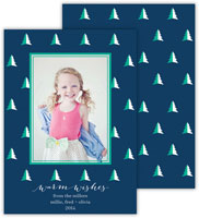Digital Holiday Photo Cards by Dabney Lee - Evergreen Navy (Flat)