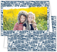 Digital Holiday Photo Cards by Dabney Lee - Bruno Navy (Folded)