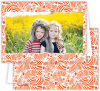 Digital Holiday Photo Cards by Dabney Lee - Bruno Warm Red (Folded)