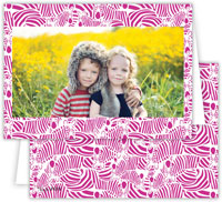 Digital Holiday Photo Cards by Dabney Lee - Bruno Fuchsia (Folded) Digital Holiday Photo Cards by Dabney Lee - Bruno Fuchsia (Folded)