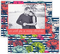 Digital Holiday Photo Cards by Dabney Lee - Millie Navy (Flat)