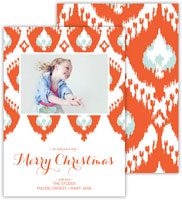 Digital Holiday Photo Cards by Dabney Lee - Elsie Warm Red (Flat)