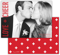 Digital Holiday Photo Cards by Dabney Lee - Harper Red (Flat)