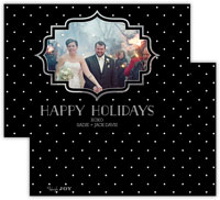 Digital Holiday Photo Cards by Dabney Lee - Pin Dot Black (Flat) Digital Holiday Photo Cards by Dabney Lee - Pin Dot Black (Flat)