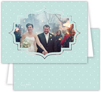 Digital Holiday Photo Cards by Dabney Lee - Pin Dot Sea (Folded)