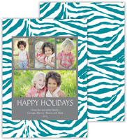 Digital Holiday Photo Cards by Dabney Lee - Tiger Peacock (Flat)