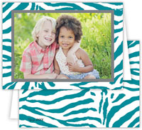 Digital Holiday Photo Cards by Dabney Lee - Tiger Peacock (Folded)