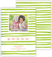 Dabney Lee Digital Holiday Photo Card - Candy Cane Grass (Flat)