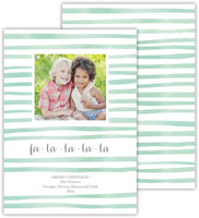 Digital Holiday Photo Cards by Dabney Lee - Candy Cane Mint (Flat)