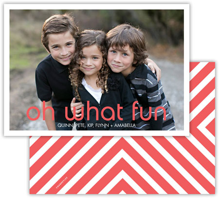Digital Holiday Photo Cards by Dabney Lees - Oh What Fun Digital Holiday Photo Cards by Dabney Lees - Oh What Fun