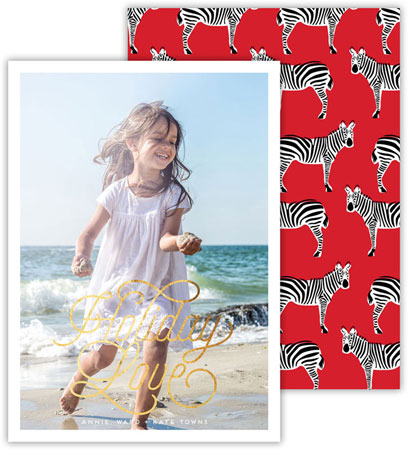 Digital Holiday Photo Cards by Dabney Lees - Holiday Love with Foil Digital Holiday Photo Cards by Dabney Lees - Holiday Love with Foil