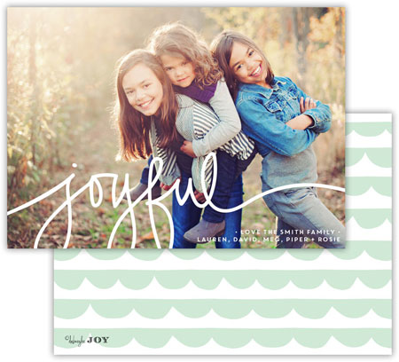 Digital Holiday Photo Cards by Dabney Lees - Simple Joyful Digital Holiday Photo Cards by Dabney Lees - Simple Joyful