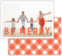 Digital Holiday Photo Cards by Dabney Lees - Be Merry