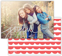 Digital Holiday Photo Cards by Dabney Lees - Simple Joyful with Foil