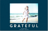 Holiday Photo Mount Cards by Dabney Lee - Grateful with Foil