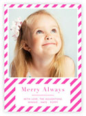 Letterpress Holiday Photo Mount Cards by Dabney Lee (Merry Always)